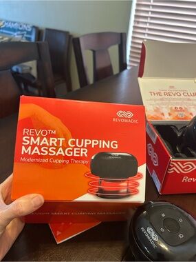 Revo™ Smart Cupping Massager - Red and Black